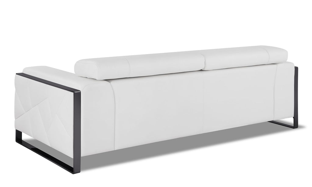 903 Divanitalia Sofa with Adjustable Headrest in Top-grain Italian Leather