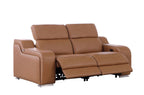 1116 Divanitalia 6-Piece Modular Power Reclining Sofa, Loveseat & Chair Set in Top Grain Italian Leather with 6 Power Recliners & Power Headrests - Cognac - SKU 1116-COGNAC-6.6-HT-3PC - view 10