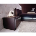 SMA Matrix Contemporary Tobacco Nightstand