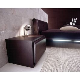 SMA Matrix Contemporary Tobacco Nightstand