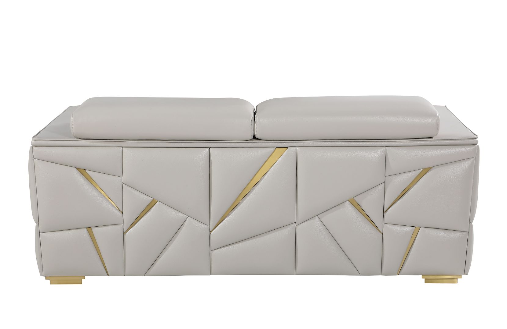 1120 Divanitalia Loveseat with Adjustable Headrest in Top-grain Italian Leather