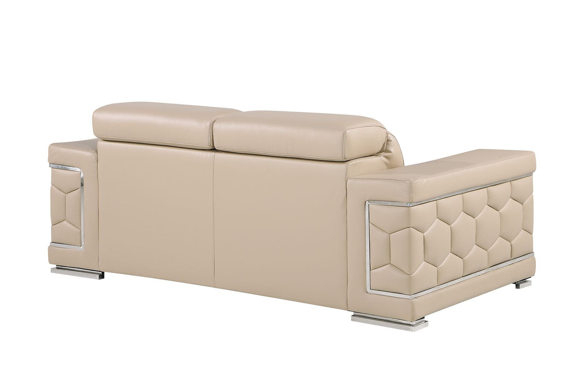 296 Genuine Loveseat - Beige - SKU 296-BEIGE-L - view 3