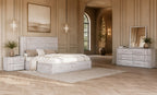 Asus - Modern Italian White 4-Piece Bedroom Set - Modern Italian White 4 - Piece Bedroom Set