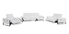 1246 Divanitalia Modular Power Dual Reclining Sofa, Loveseat, and Chair Set with Power Headrests - Top Grain Italian Leather - White - SKU 1246-WHITE-6.5-HT-3PC - view 4
