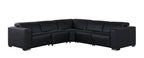 1208 Leather Reclining Set - Sofa & Loveseat with 4 Power Recliners