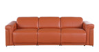1126 Divanitalia 3-Piece Modular Power Reclining Sofa in Top Grain Italian Leather with 3 Power Recliners & Power Headrests