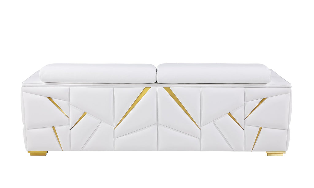 1120 Divanitalia Sofa with Adjustable Headrest in Top-grain Italian Leather