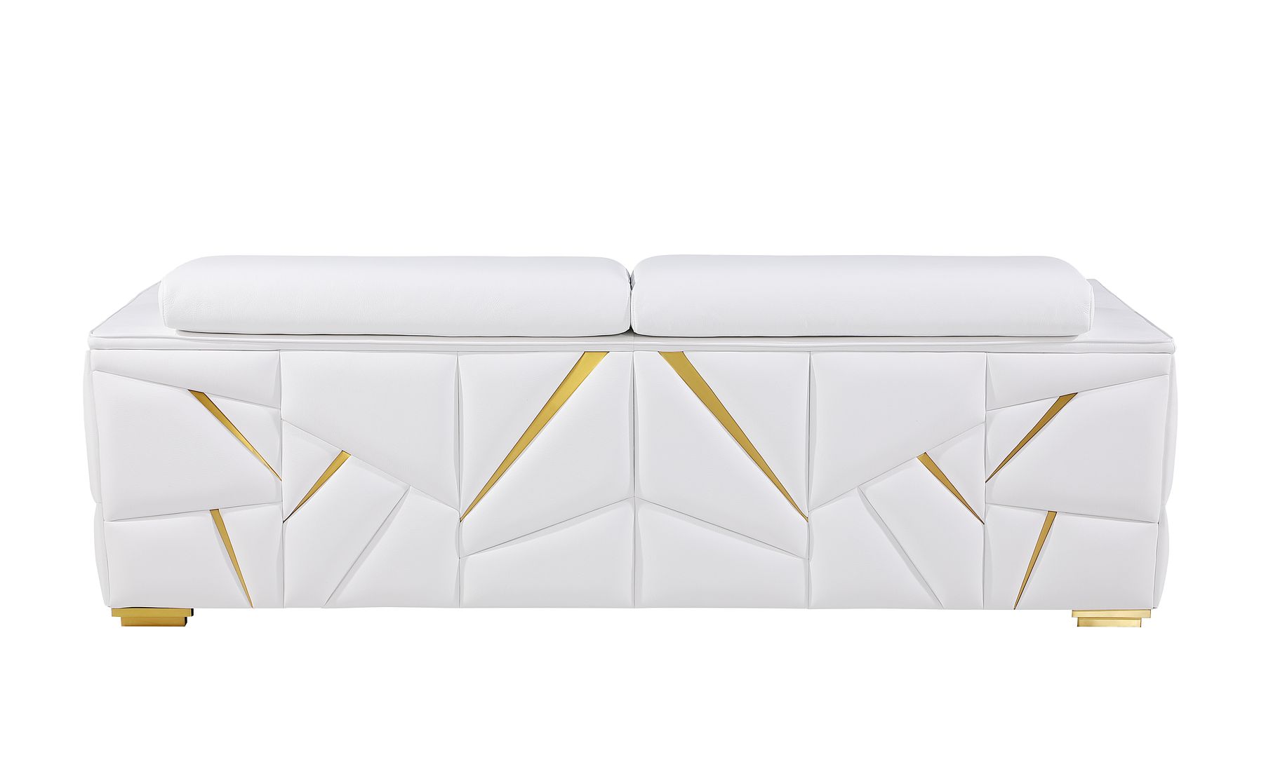 1120 Divanitalia Sofa with Adjustable Headrest in Top-grain Italian Leather