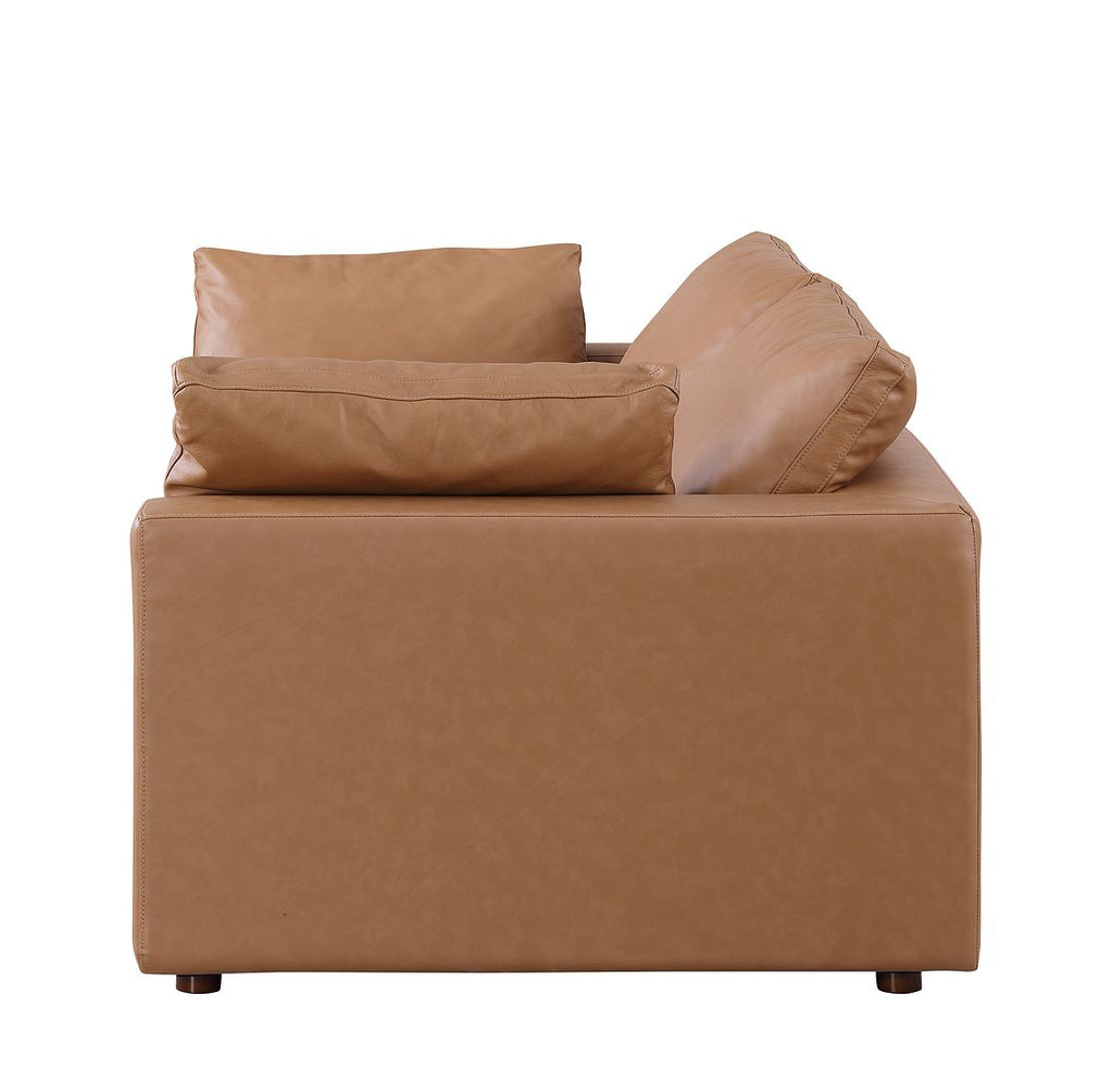 1100 Divanitalia Modular Loveseat - Top-grain Italian Leather