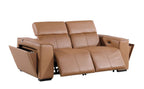 1224 Divanitalia 6-Piece Modular Power Reclining Sofa, Loveseat & Chair Set in Top Grain Italian Leather with 5 Power Recliners & Power Headrests - Cognac - SKU 1224-COGNAC-6.5-HT-3PC - view 8
