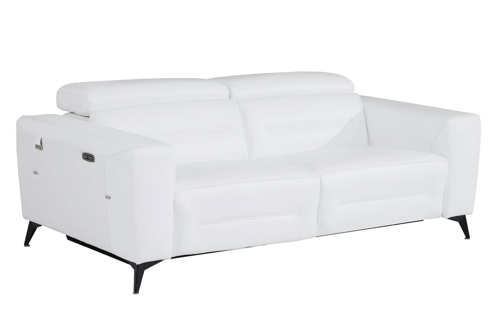 989 Divanitalia Power Reclining Sofa with Power Headrest in Top-grain Italian Leather