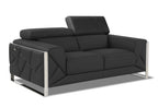 903 Divanitalia Loveseat with Adjustable Headrest in Top-grain Italian Leather