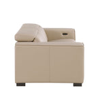 1208 Genuine Leather Dual Power Reclining Loveseat
