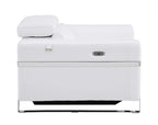 990 Divanitalia Power Reclining Arm Chair with Power Headrest in Top-grain Italian Leather - White - SKU 990-WHITE-CH - view 5