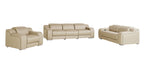 1116 Divanitalia 6-Piece Modular Power Reclining Sofa, Loveseat & Chair Set in Top Grain Italian Leather with 6 Power Recliners & Power Headrests - Beige - SKU 1116-BEIGE-6.6-HT-3PC - view 3