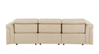 1126 Divanitalia 3-Piece Modular Power Reclining Sofa in Top Grain Italian Leather with 3 Power Recliners & Power Headrests