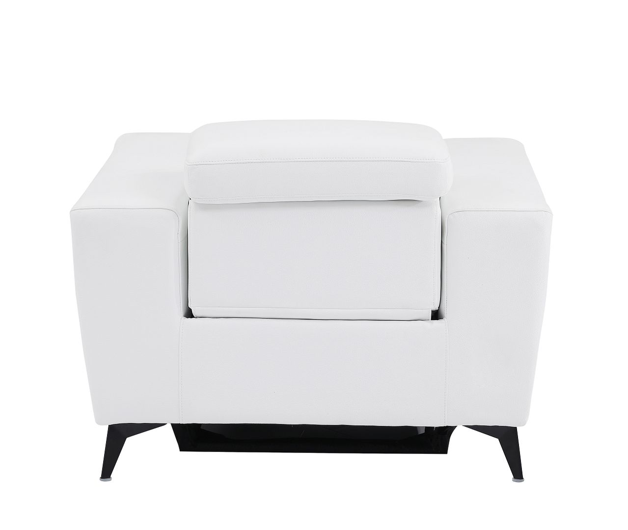 989 Divanitalia Power Reclining Arm Chair with Power Headrest in Top-grain Italian Leather