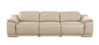 9762 Divanitalia 3-Piece Modular Power Reclining Sofa with 3 Power Recliners in Top Grain Italian Leather