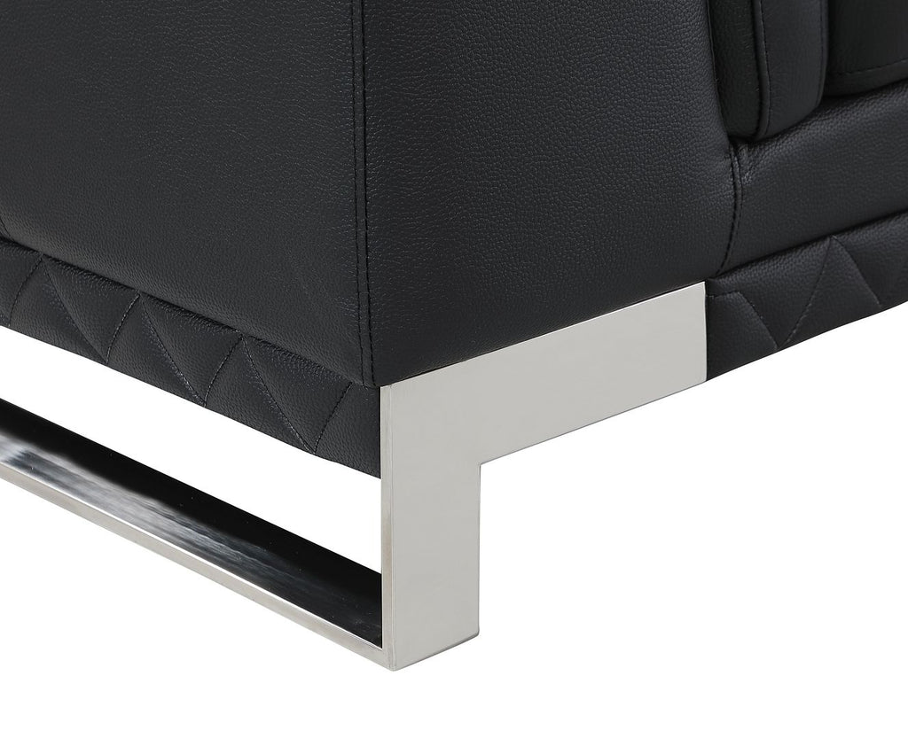 411 Divanitalia Chair in Top-grain Italian Leather