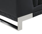 411 Divanitalia Chair in Top-grain Italian Leather
