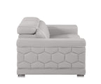 296 Genuine Loveseat - Light Grey - SKU 296-LT-GREY-L - view 5