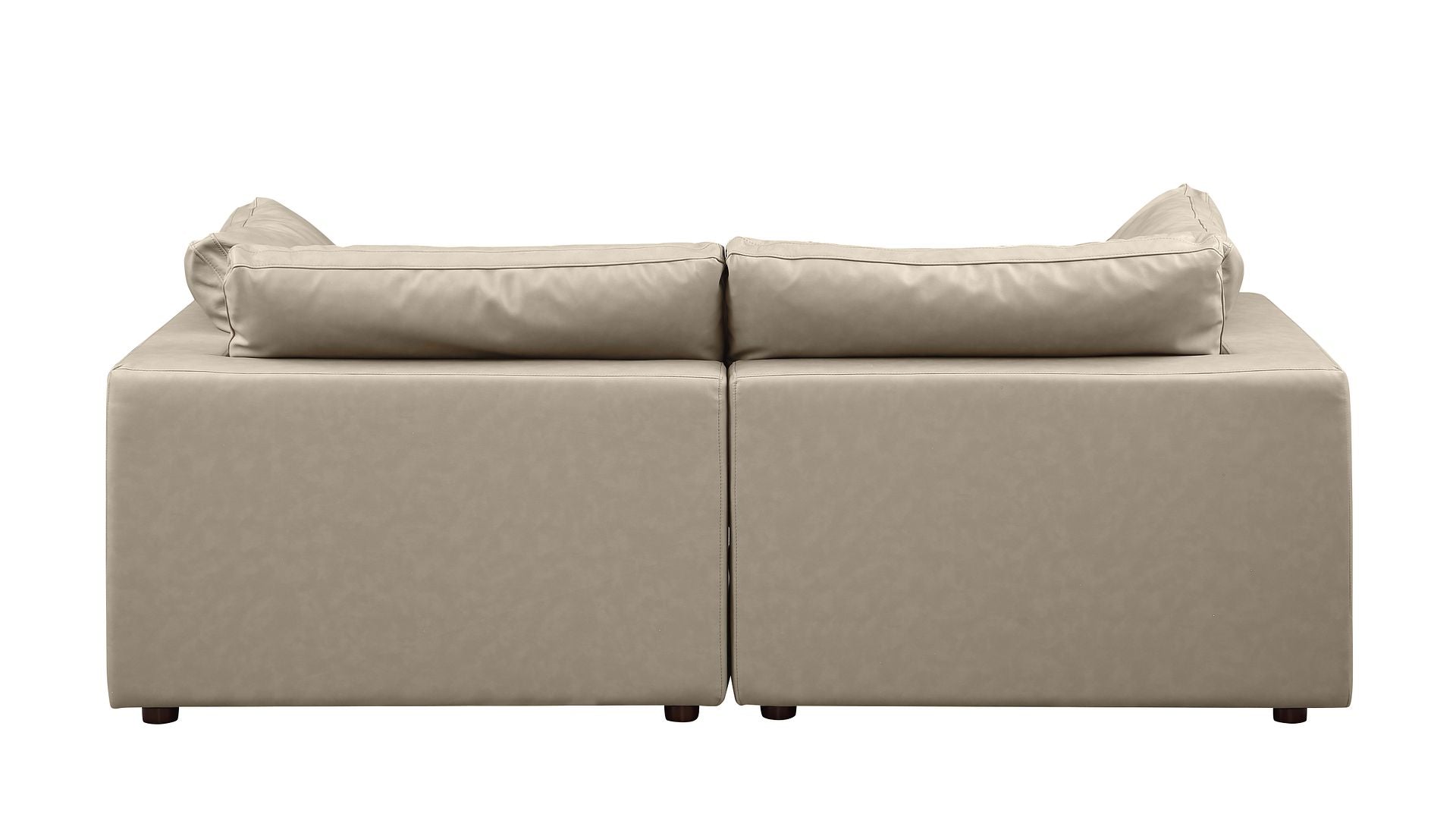 1100 Divanitalia Modular Loveseat - Top-grain Italian Leather