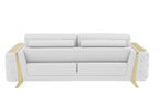 1050 Divanitalia Sofa in Top-grain Italian Leather - White - SKU 1050-WHITE-S - view 4