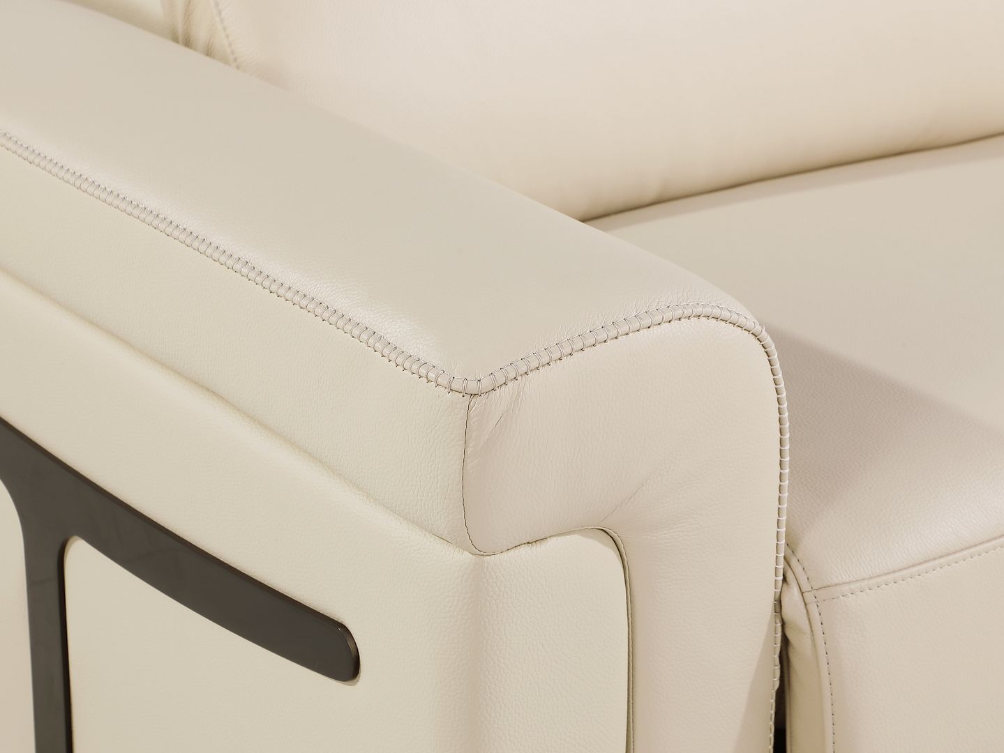 1126 Divanitalia Power Reclining Sofa in Top Grain Italian Leather with 2 Power Recliners & Power Headrests