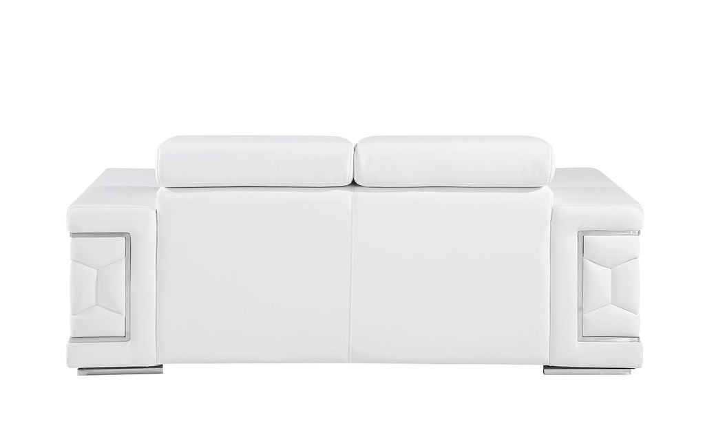 296 Genuine Loveseat - White - SKU 296-WHITE-L - view 4