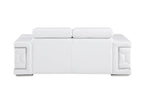 296 Genuine Loveseat - White - SKU 296-WHITE-L - view 4