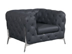970 Divanitalia Chair in Top-grain Italian Leather