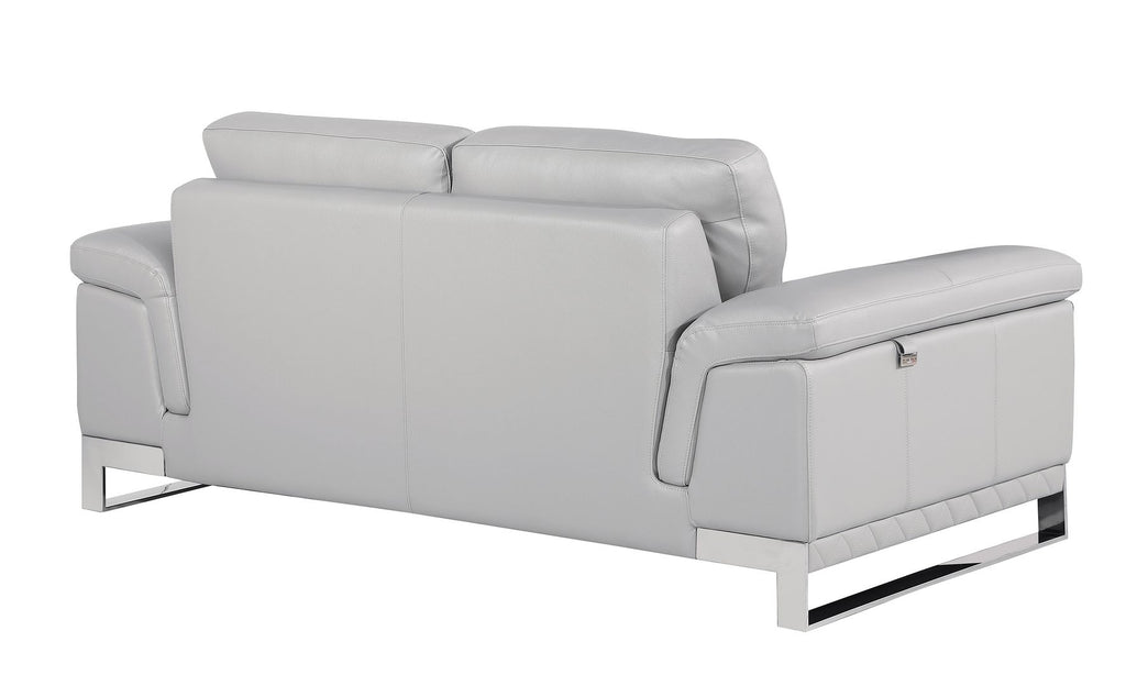 411 Divanitalia Loveseat in Top-grain Italian Leather