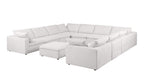 1100 Divanitalia 11-Piece U-Shaped Sectional Sofa in Top-grain Italian Leather