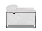 903 Divanitalia Chair with Adjustable Headrest in Top-grain Italian Leather - White - SKU 903-CH-WHITE - view 5