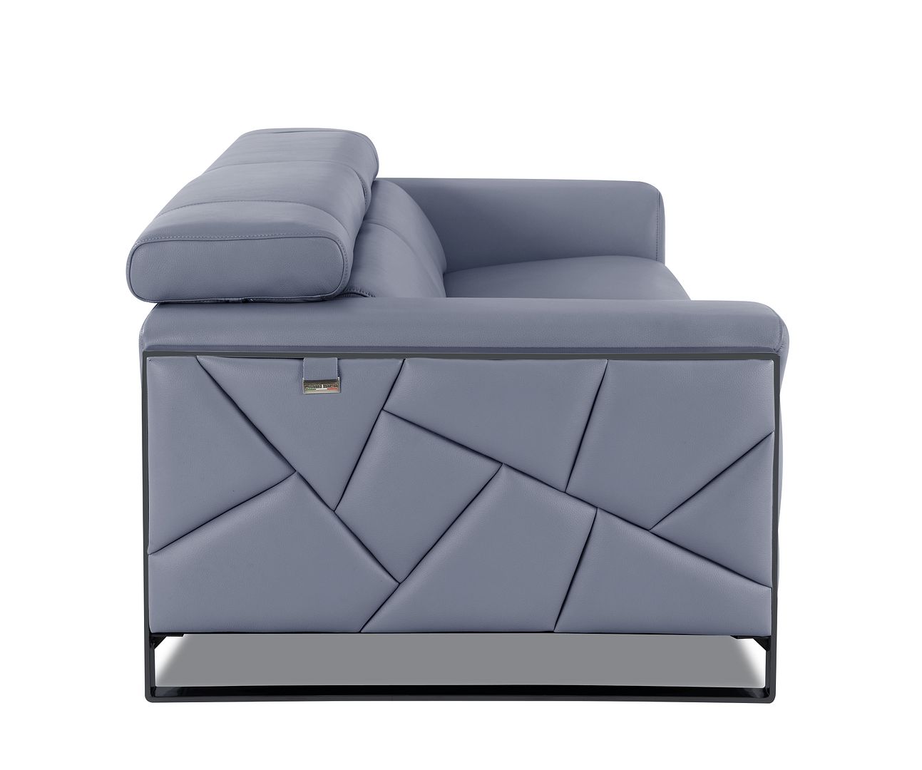 903 Divanitalia Sofa with Adjustable Headrest in Top-grain Italian Leather
