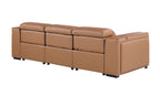 1224 Divanitalia 3-Piece Modular Power Reclining Sofa in Top Grain Italian Leather with 3 Power Recliners & Power Headrests - Cognac - SKU 1224-COGNAC-3.3-HT - view 6