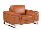 411 Divanitalia Chair in Top-grain Italian Leather