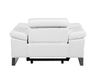 1246 Divanitalia Power Reclining Arm Chairwith Power Headrests - Top Grain Italian Leather