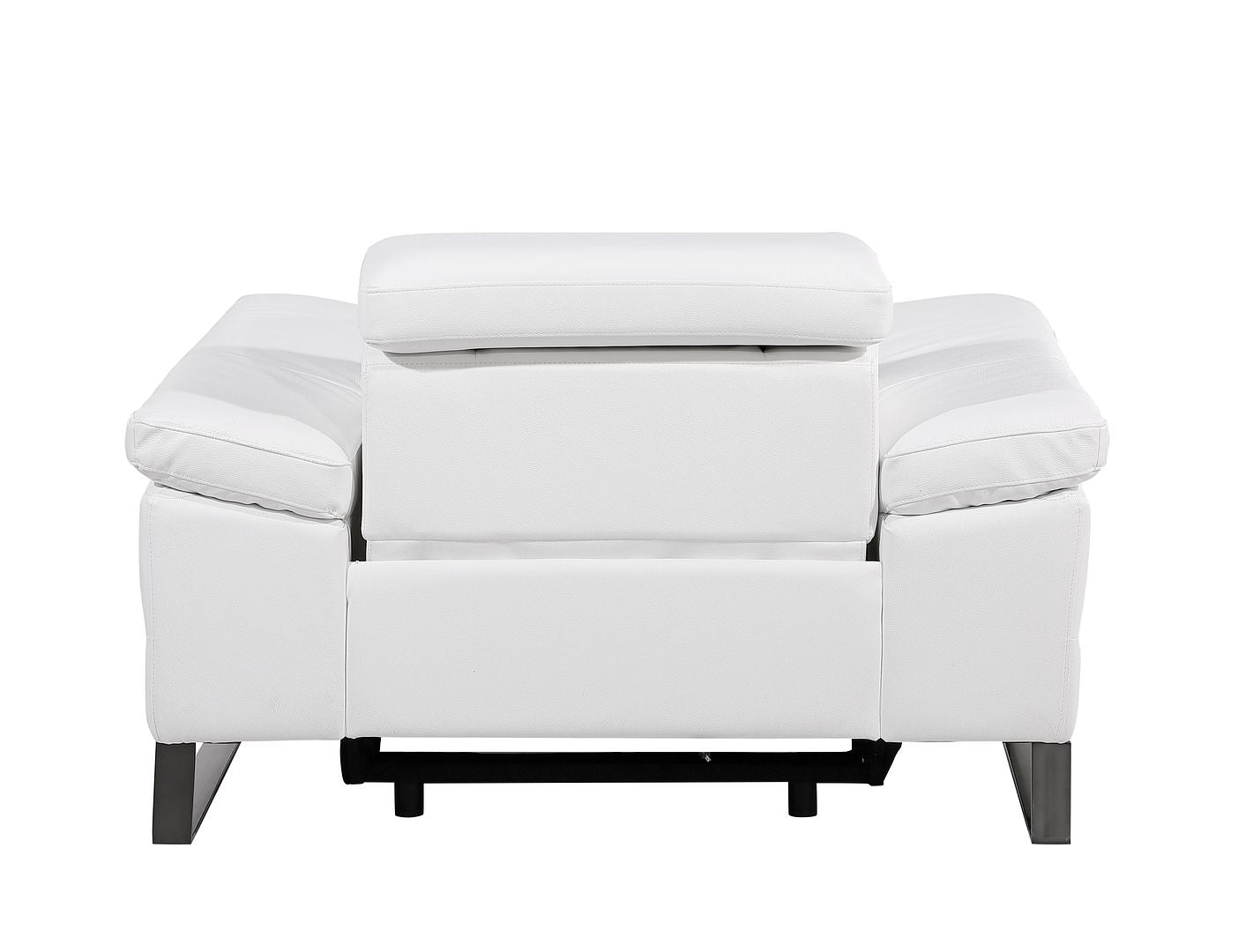 1246 Divanitalia Power Reclining Arm Chairwith Power Headrests - Top Grain Italian Leather
