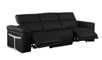 1126 Divanitalia 3-Piece Modular Power Reclining Sofa in Top Grain Italian Leather with 2 Power Recliners & Power Headrests