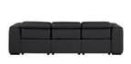 1224 Divanitalia 3-Piece Modular Power Reclining Sofa in Top Grain Italian Leather with 3 Power Recliners & Power Headrests - Black - SKU 1224-BLACK-3.3-HT - view 7
