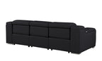 1116 Divanitalia 3-Piece Modular Power Reclining Sofa in Top Grain Italian Leather with 3 Power Recliners & Power Headrests