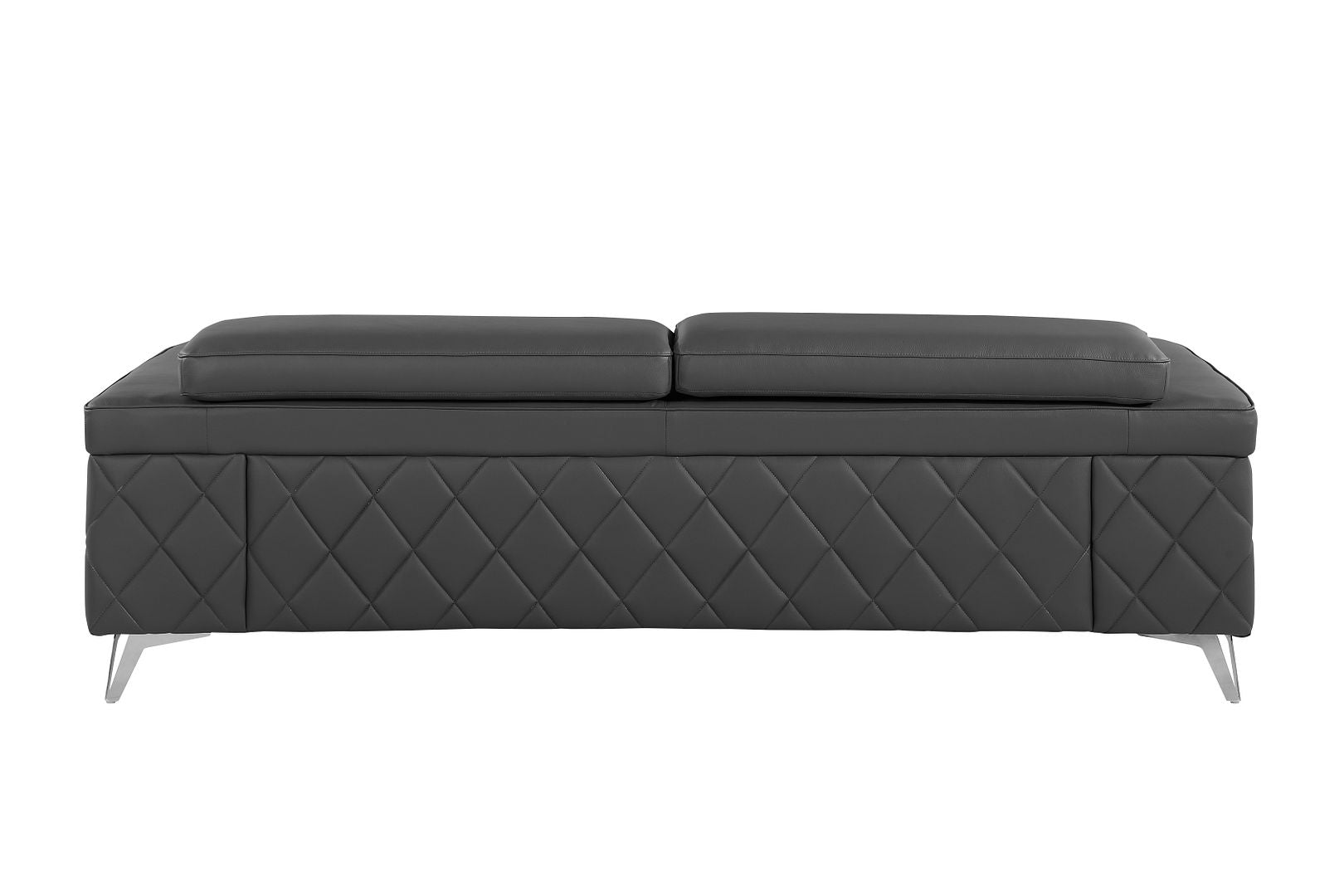 1140 Divanitalia Sofa with Adjustable Headrest in Top-grain Italian Leather