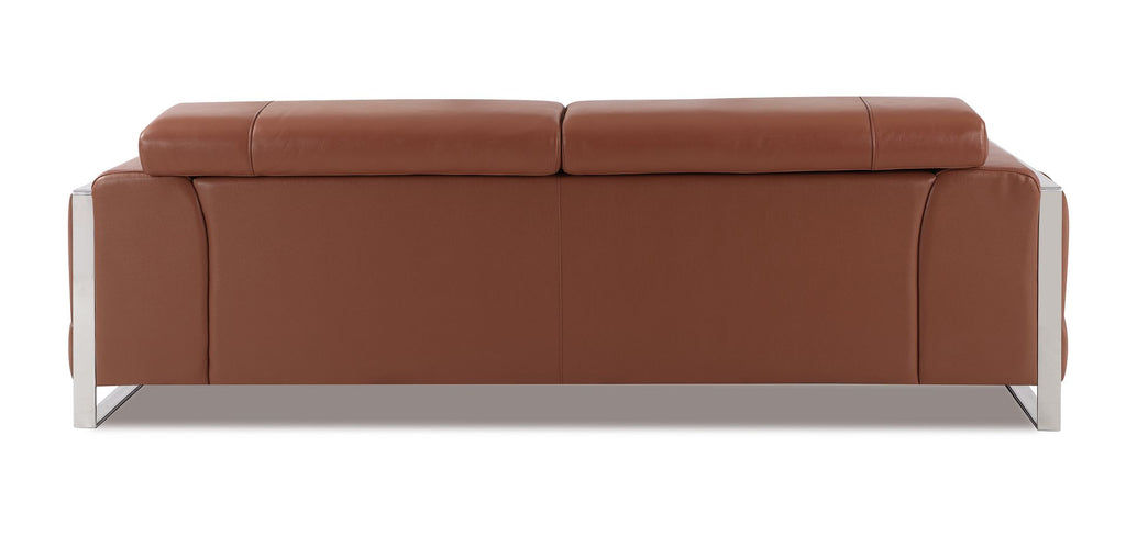 903 Divanitalia Sofa with Adjustable Headrest in Top-grain Italian Leather
