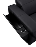1224 Divanitalia 10-Piece U-Shaped Sectional Sofa in Top Grain Italian Leather with 4 Power Recliners & Power Headrests