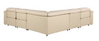 1126 Divanitalia 5-Piece L-Shaped Sectional Sofa in Top Grain Italian Leather with 3 Power Recliners & Power Headrests - Beige - SKU 1126-BEIGE-SEC-5PC-3PWR-SECTIONAL- GROUP - view 5
