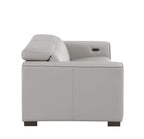 1208 Genuine Leather Dual Power Reclining Loveseat