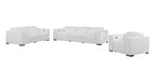 1208 Leather Reclining Set - Sofa, Loveseat & Chair with 6 Power Recliners - White - SKU 1208-WHITE-6.6-HT-3PC - view 3