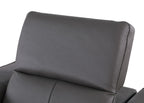1208 Genuine Leather Dual Power Reclining Loveseat