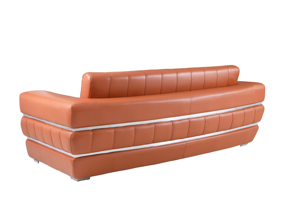 904 Divanitalia Sofa in Top-grain Italian Leather - Camel - SKU 904-S-CAMEL - view 3